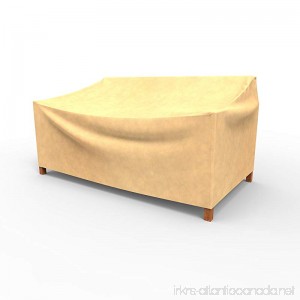 EmpirePatio Large Wicker Sofa Covers 37 in High - Nutmeg - B00P9NM72W
