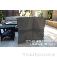 Formosa Covers Premium Tight Weave Over sized Club Chair 40" Wx34.5 Dx39 H in Grey - B01ENYCWJA