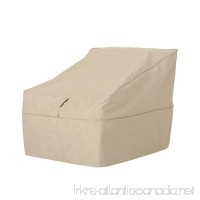 Great Deal Furniture Charlene Outdoor 35" by 35" Waterproof Club Chair Cover  Beige - B07D3RBDY6