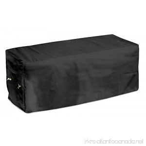 KOVERROOS Weathermax 74207 8-Feet Bench Cover 96-Inch Width by 25-Inch Diameter by 36-Inch Height Black - B007OSK99I