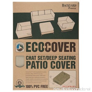 Mr. Bar-B-Q Backyard Basics Eco-Cover PVC Free Chat Set/Deep Seating Cover - B001V7R6FS
