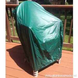 RoadHouse BBQ 35-inch Vinyl Waterproof Durable Outdoor Patio Chair Cover Green - B075Y1M3C1