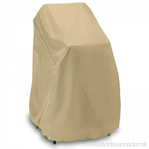 Smart Living Home and Garden 2D-PF40365 High Stack Chair Cover with Level 4 UV Protection 48-Inch Khaki - B00CRQ6LF8