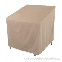 SunPatio Outdoor Club Chair Cover  Lightweight  Water Resistant  Eco-Friendly  Helpful Air Vents  All Weather Protection  Beige  33.5" L x 37" W x 36" H - B01F8LFHZS