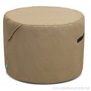 Tarra Home Universal Outdoor Round Table Cover Large Tan - B0728L9LVX