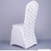 USGreatgorgeous Elegant Rose Flower Polyester Spandex Banquet Wedding Party Chair Covers (White) - B07C7V4X5S