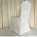 USGreatgorgeous Elegant Rose Flower Polyester Spandex Banquet Wedding Party Chair Covers (White) - B07C7V4X5S