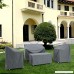 Baner Garden N68 4-piece Outdoor Veranda Patio Garden Furniture Cover Set with Durable and Water Resistant Fabric - B0772VHWPB