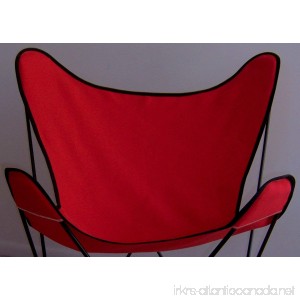 Butterfly Chair Cover - Red with Black Trim - B00TZ5YHA0