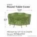 Classic Accessories Sodo Patio/Outdoor Table & Chair Set Cover - Tough and Weather Resistant Patio Set Cover Round Medium Herb (55-345-011901-EC) - B00VRMCN6E
