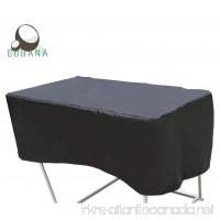 COBANA Garden Furniture Rectangular Table Set Cover 48 (L) x30 (W) x18 (H) Inches Waterproof - B01LZYLN7S
