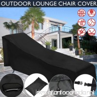 Fulstarshop Sunlounger Cover Dust Cover Waterproof Cover Outdoor Deck Chair Patio Furniture Protection - B07D8QF5XV