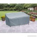 konln Patio Bench/Loveseat/Sofa Cover Outdoor Deap Seat Sofa Cover Waterproof Outdoor Furniture Cover(L59 x D35 x H35 inch) - B075TTJ6HR