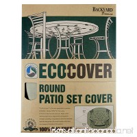 Mr. Bar-B-Q Backyard Basics Eco-Cover PVC Free Premium Round Patio Set Cover - B001V7R6F8
