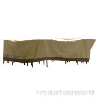 Patio Armor Deluxe Rectangular Table and Chair Set Cover - B008MVU7SY