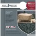 Patio Armor SF46617 Ripstop Deluxe Round Table and Chair Set Cover Taupe - B07B68RKSZ