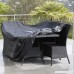 Premium Outdoor Furniture Covers Heavy Duty Waterproof Patio Bench & Loveseat Cover with Durable and Water Resistant Fabric Table Cover Black (47.2 x 47.2 x 29.1 INCH) - B07CZFC8Y1