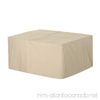 Great Deal Furniture Jerold Outdoor 65" Square Waterproof Dining Set Cover  Beige - B07F65J5PB
