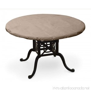 KoverRoos III 31560 50-Inch Round Table Top Cover 54-Inch Diameter Taupe - B0075BUGOC