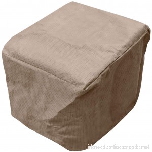 KoverRoos III 38102 Adirondack Footrest Cover 21-1/2-Inch Width by 23-1/2-Inch Diameter by 14-Inch Height Taupe - B007OSJCBO