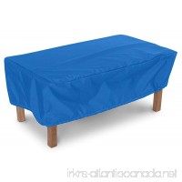 KOVERROOS Weathermax 04265 48 by 24-Inch Ottoman/Small Table Cover  48 by 24 by 15-Inch  Pacific Blue - B007OSJZB6