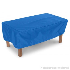 KOVERROOS Weathermax 04265 48 by 24-Inch Ottoman/Small Table Cover 48 by 24 by 15-Inch Pacific Blue - B007OSJZB6
