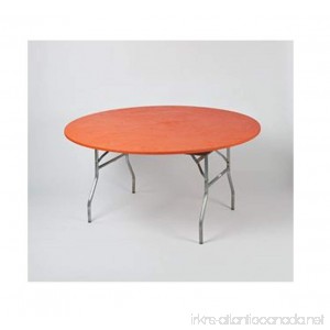 Kwik Covers 60 inch Round Orange Fitted Table Cover - single - B071JZGK91