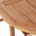 63 Outdoor Dining Table Teak Wood Patio Garden Furniture - B07F3VHCCX