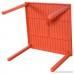 Casart Patio Dining Table Orange Slat Steel Outdoor Square Garden Deck Furniture Desk - B077M99SFK