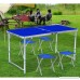 Foldable Outdoor Folding Table And Chairs Foldable Table Outdoor Table And Chair Combination Portable Aluminum Alloy Simple Picnic Table (Color : D) - B07G4BSHP4