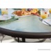 PF 48 Patio Round Dining Glass Table Garden Furniture - B07DNK8ZH2