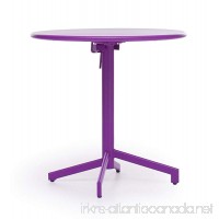Zuo Outdoor Big Wave Folding Round Table  Purple - B00A4EQN8K