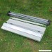 27L x 26-1/2W Roll Up Portable Folding Aluminum Table Lightweight Outdoor Garden Camping Picnic Desk With Bag - B00P1ZAOUA