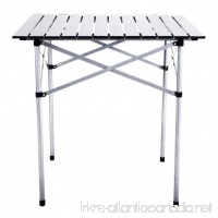 28"x28" Roll Up Table Camping Set Up Folding Small Portable Square Aluminum With Bag Picnic Beac - B01M221X1R