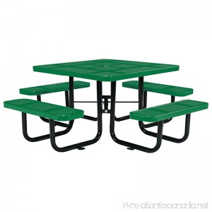 46 Square Picnic Table Surface Mount Green - B01BHE9WBA