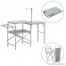 Camping Kitchen Center Stand Portable Folding Camp Cooking Aluminum Picnic Table - B07B4RZCQW