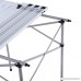COSTWAY 55 Roll Up Portable Folding Camping Square Aluminum Picnic Table w/Bag New - B06X3XSLQG