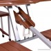 Custpromo Aluminum Portable Folding Picnic Table With 4 Seats Outdoor Camping Table Game Table - B07DJQMQDN