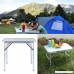 Graspwind Height Adjustable Aluminum Camping Picnic Folding Table Portable Outdoor - B079GTCML3