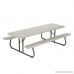 Lifetime 80123 Folding Picnic Table and Benches 8 Feet - B003DZ6IGY
