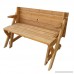 Merry Garden Interchangeable Picnic Table and Garden Bench - B000MITWM2