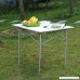 New Roll up Portable Folding Camping Square Aluminum Picnic Table W/bag 28x28 - B00T8BSNKQ