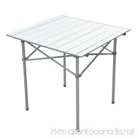 New Roll up Portable Folding Camping Square Aluminum Picnic Table W/bag 28"x28" - B00T8BSNKQ