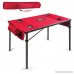 NFL Portable Soft Top Travel Table Red - B00LK0IY5M
