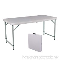 Portable 4' Adjustable Folding Utility Table Camping Picnic Outdoor Yard A429 - B00WO59ISO