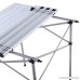 Roll Up Portable Folding Camping Square Picnic Table w/Bag New Aluminum 28x28 - B0792BVCN8