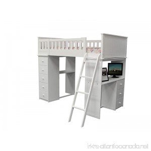 ACME Willoughby White Loft Bed - B008347D5A
