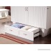 Atlantic Furniture Nantucket Murphy Bed Chest Queen White - B018RWQ16Y