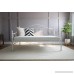 DHP Victoria Daybed Metal Frame Multifunctional Includes Metal Slats Twin Size White - B00HB57EQA
