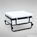 HOMCOM Twin Size Folding Convertible Sleeper Bed Ottoman With Beige Slip Cover - B00PYW7H3M